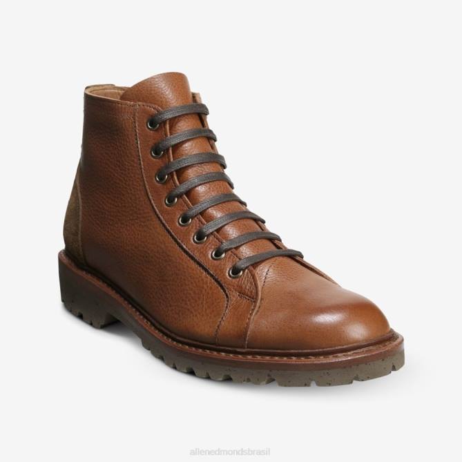 Allen Edmonds homens bota com cadarço discovery 68T8D123 conhaque