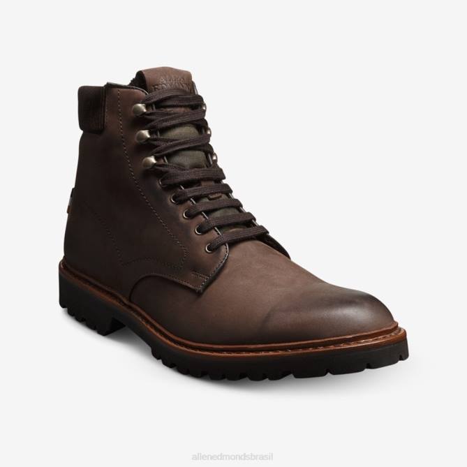 Allen Edmonds homens bota higgins mill barbour 68T8D76 marrom