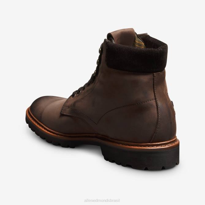 Allen Edmonds homens bota higgins mill barbour 68T8D76 marrom