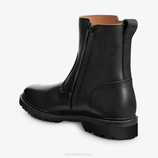 Allen Edmonds homens bota de moto descoberta 68T8D95 preto