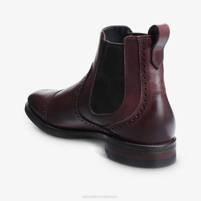 Allen Edmonds homens bota vestido chelsea lombard 68T8D475 merlot