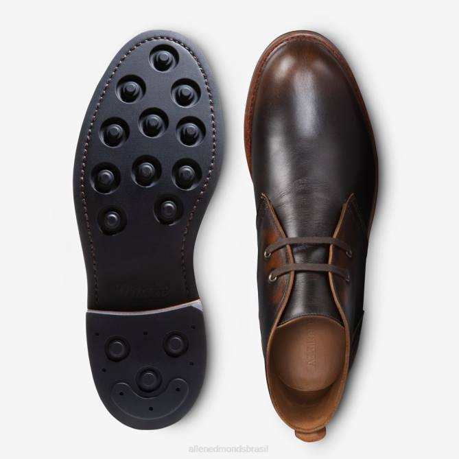 Allen Edmonds homens bota chukka chandler 68T8D69 nogueira antiga