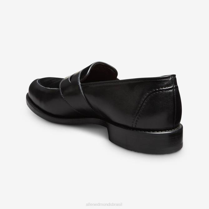 Allen Edmonds homens mocassim randolph penny 68T8D17 veludo preto