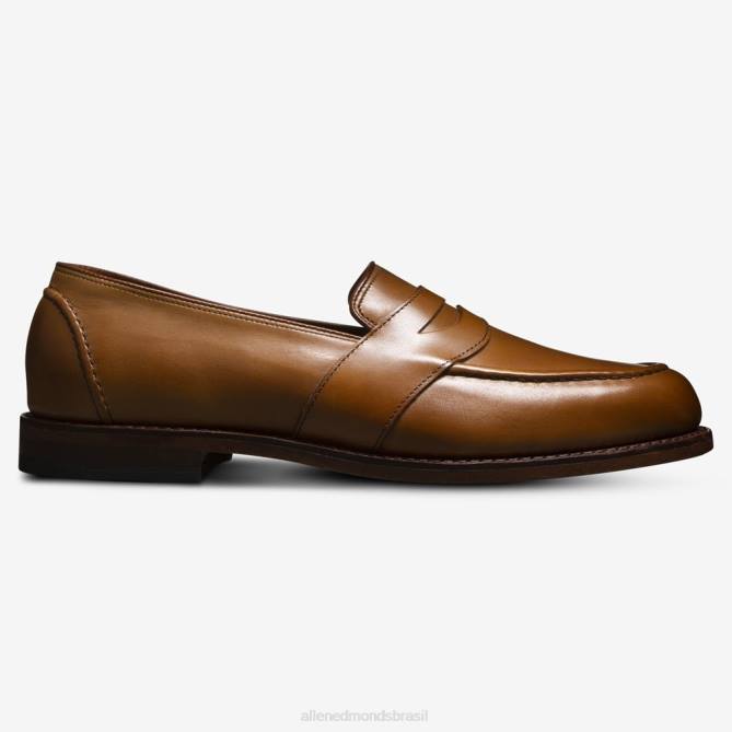 Allen Edmonds homens mocassim randolph penny 68T8D92 noz marrom