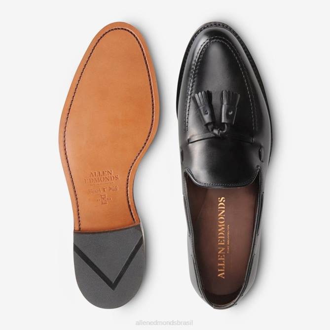 Allen Edmonds homens mocassim tassel grayson 68T8D331 preto