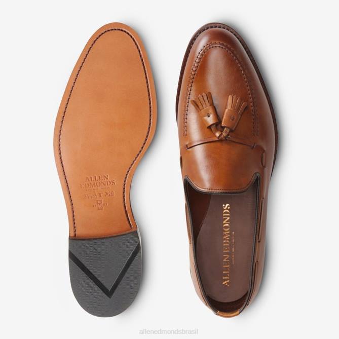 Allen Edmonds homens mocassim tassel grayson 68T8D52 noz marrom