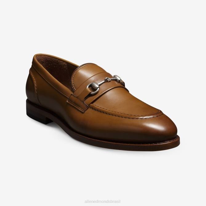 Allen Edmonds homens Randolph bit mocassim 68T8D188 couro de nogueira