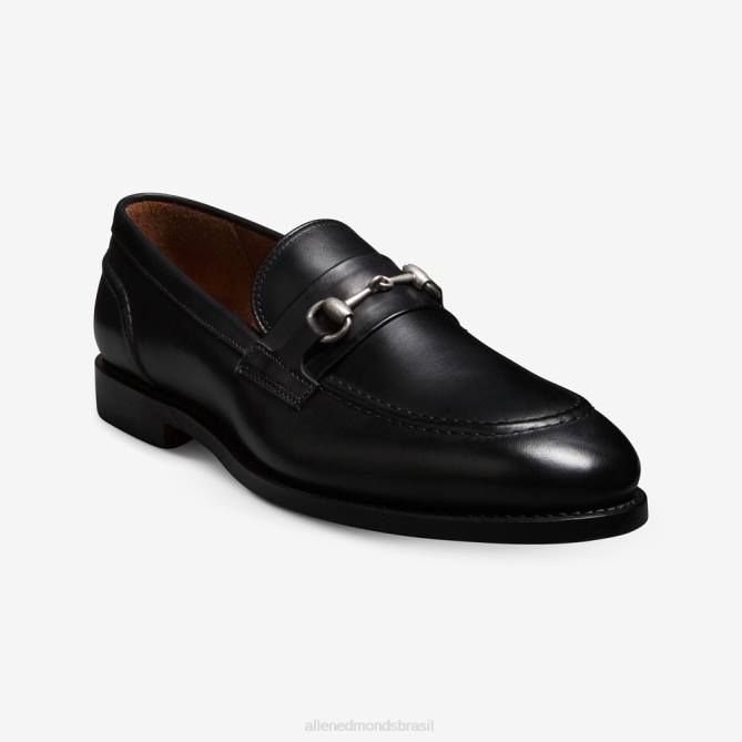 Allen Edmonds homens Randolph bit mocassim 68T8D7 couro preto