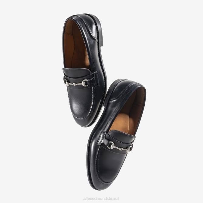 Allen Edmonds homens Randolph bit mocassim 68T8D7 couro preto