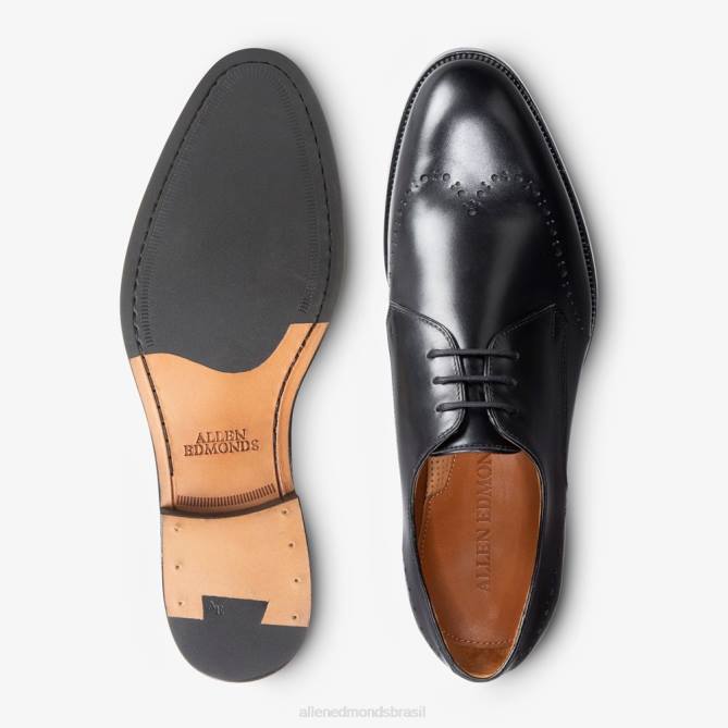 Allen Edmonds homens sapato social lucca derby 68T8D48 preto