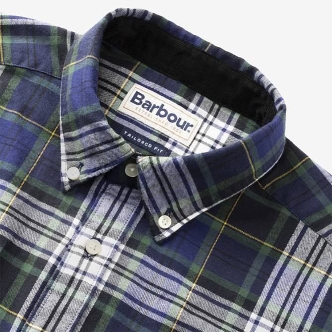 Allen Edmonds unissex camisa alfaiataria barbour crossfell 68T8D219 azul