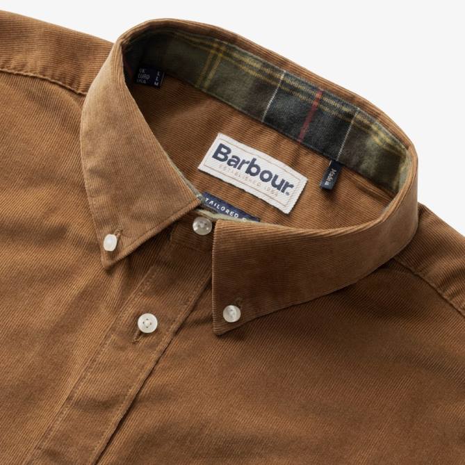 Allen Edmonds unissex camisa alfaiataria barbour ramsey 68T8D267 areia