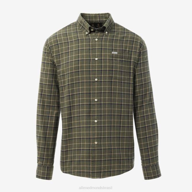 Allen Edmonds unissex camisa regular barbour pelton 68T8D210 Oliva