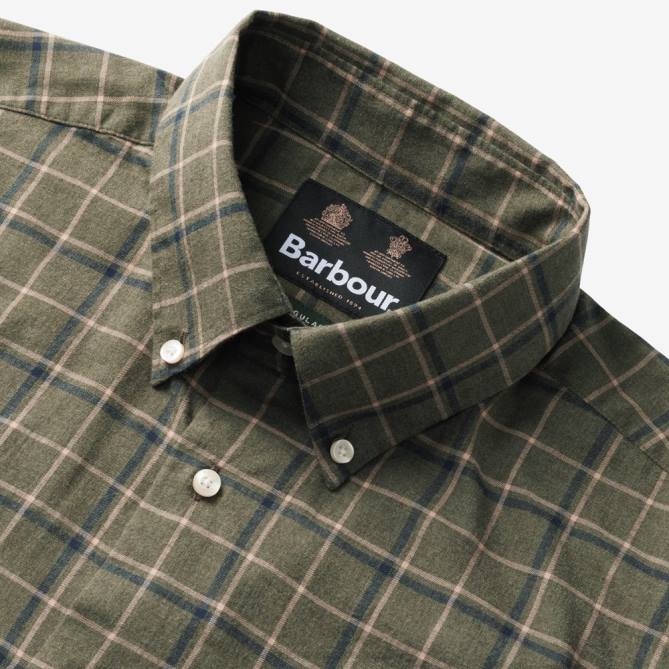 Allen Edmonds unissex camisa regular barbour pelton 68T8D210 Oliva