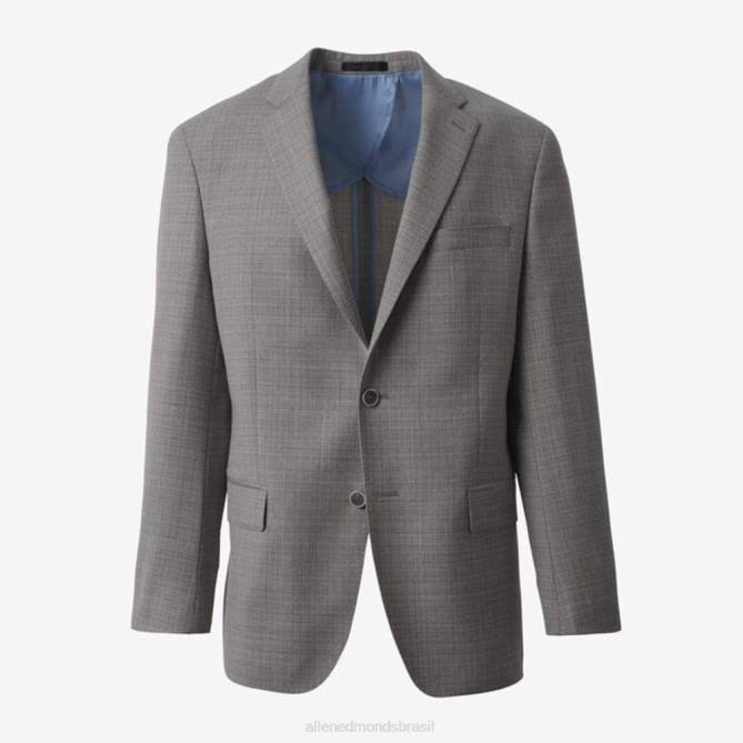 Allen Edmonds unissex blazer texturizado 68T8D158 cinza