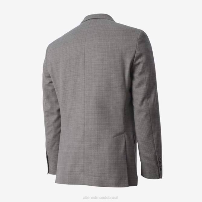 Allen Edmonds unissex blazer texturizado 68T8D158 cinza